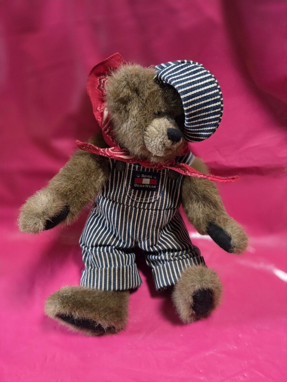 Boyds Bears “ELMER O. BEARROAD” Bear 13” Railroad Train Engineer